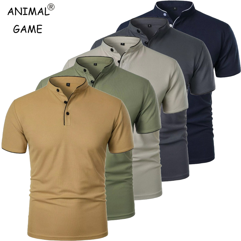 Polo Shirt Pique - Nouveaux hommes à manches courtes col