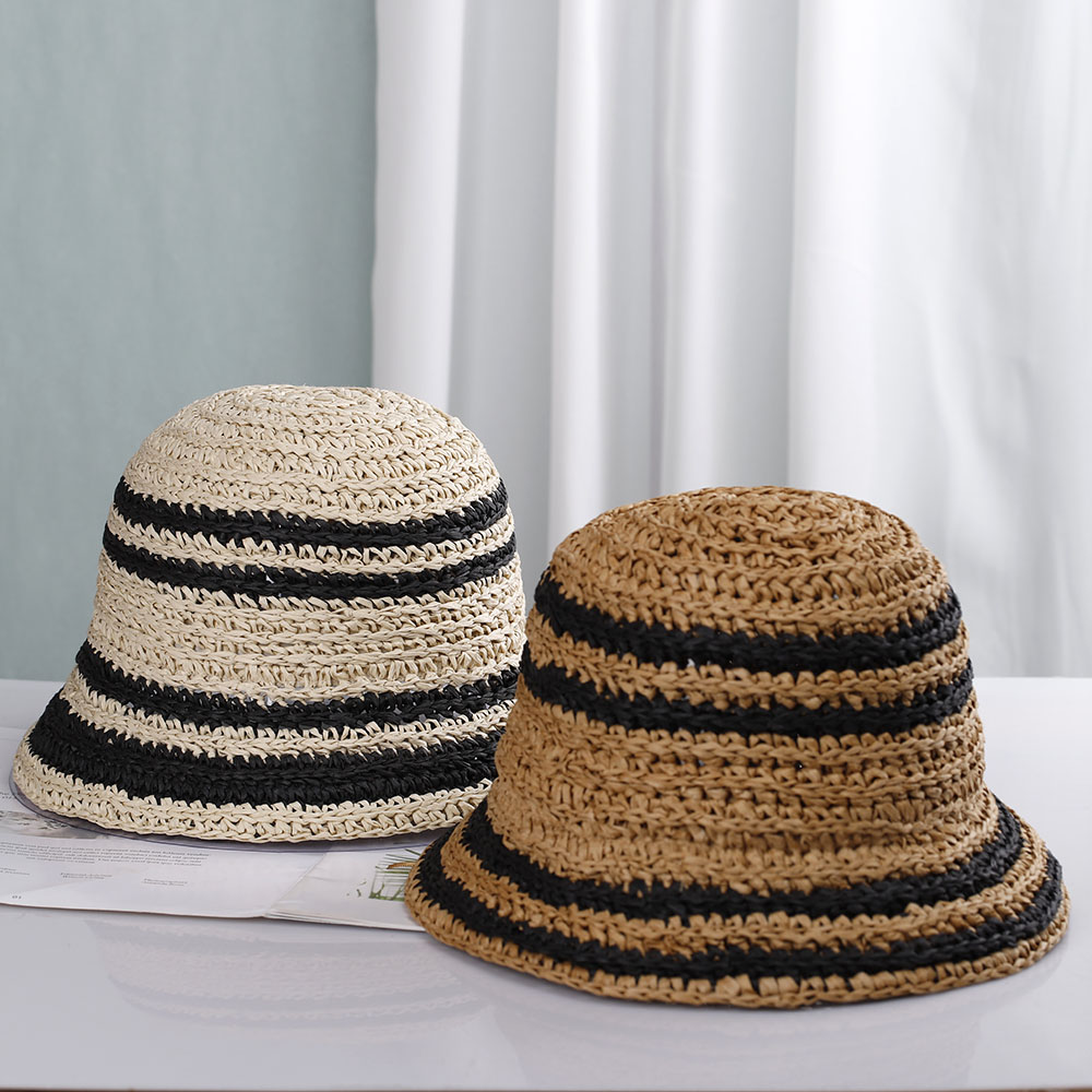 Chapeau de plage pour femmes,  - Bucket Hat Straw avis et prix