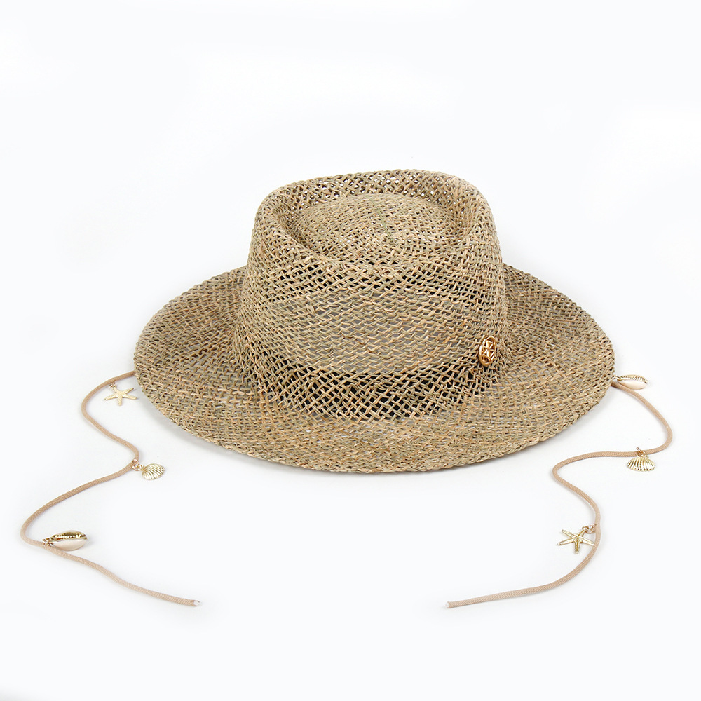 Nouveau Chapeau de Paille Femm - Bucket Hat Straw avis et prix