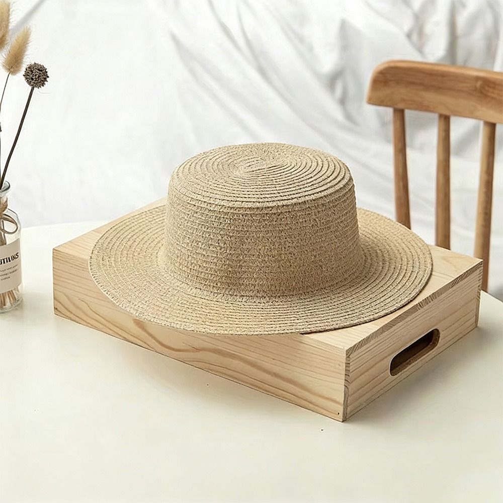 Chapeau de paille à large bord - Bucket Hat Straw avis et prix