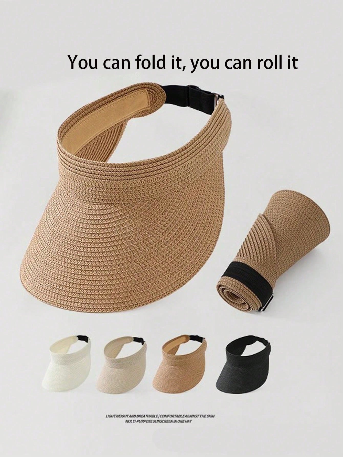 1pc Visière de soleil en paill - Bucket Hat Straw avis et prix