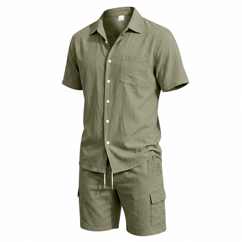 Ensemble deux pièces en lin am - Short Linen Drawstring avis et prix